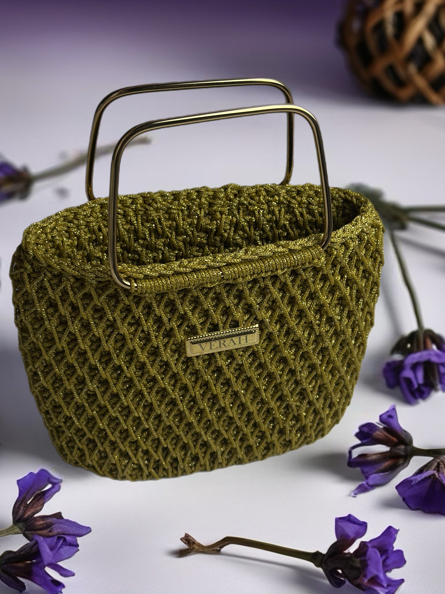 Emerald Weave •Handcrafted Woven Bag