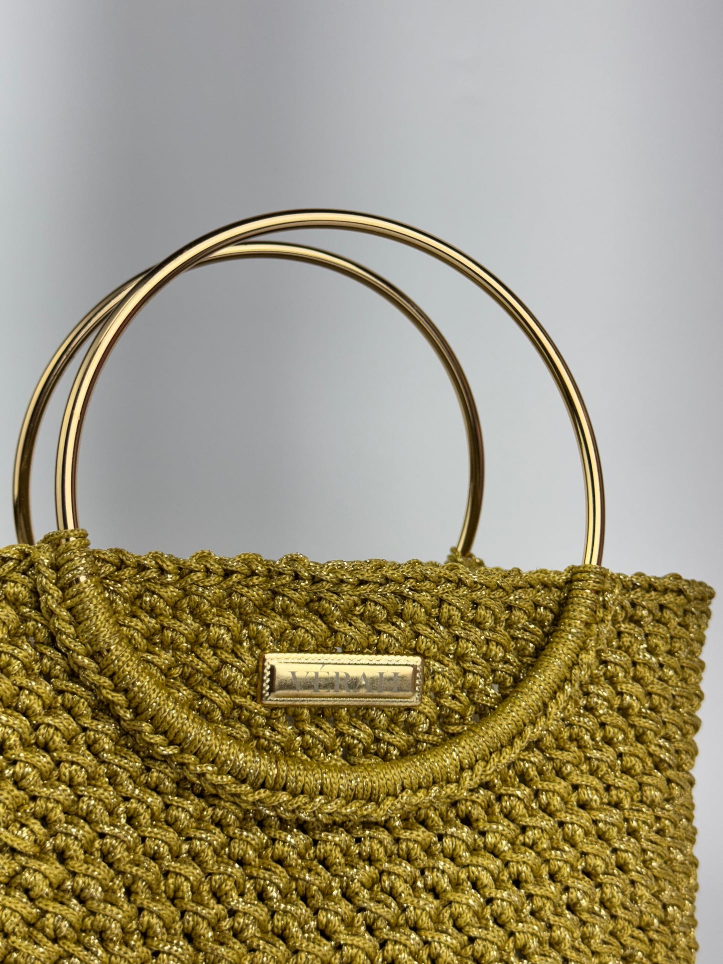 Golden Balance • Handcrafted Woven Bag
