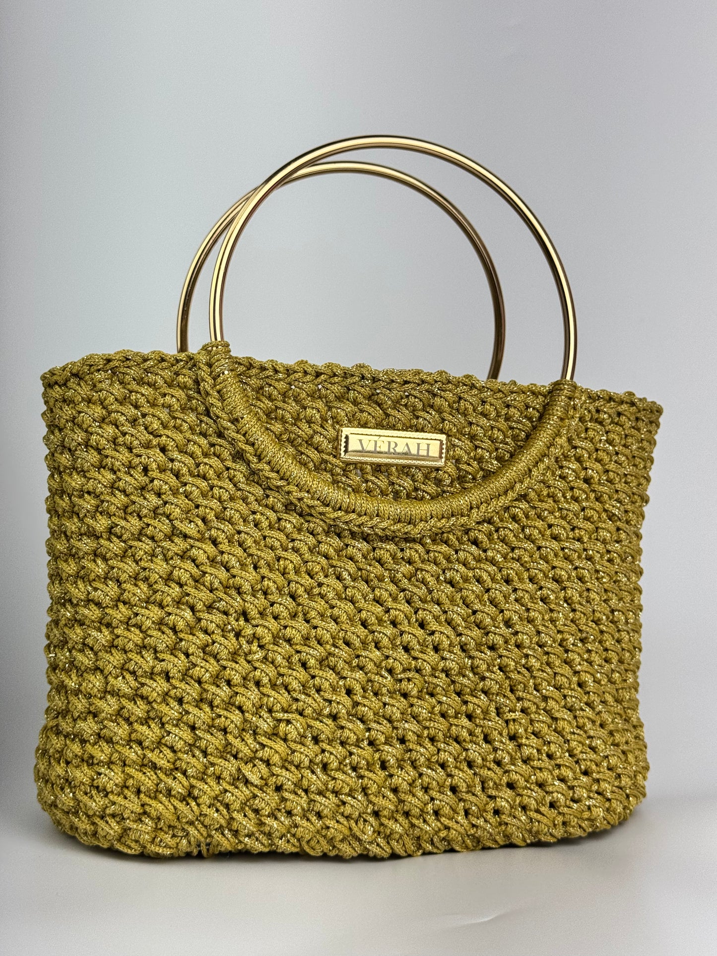 Golden Balance • Handcrafted Woven Bag