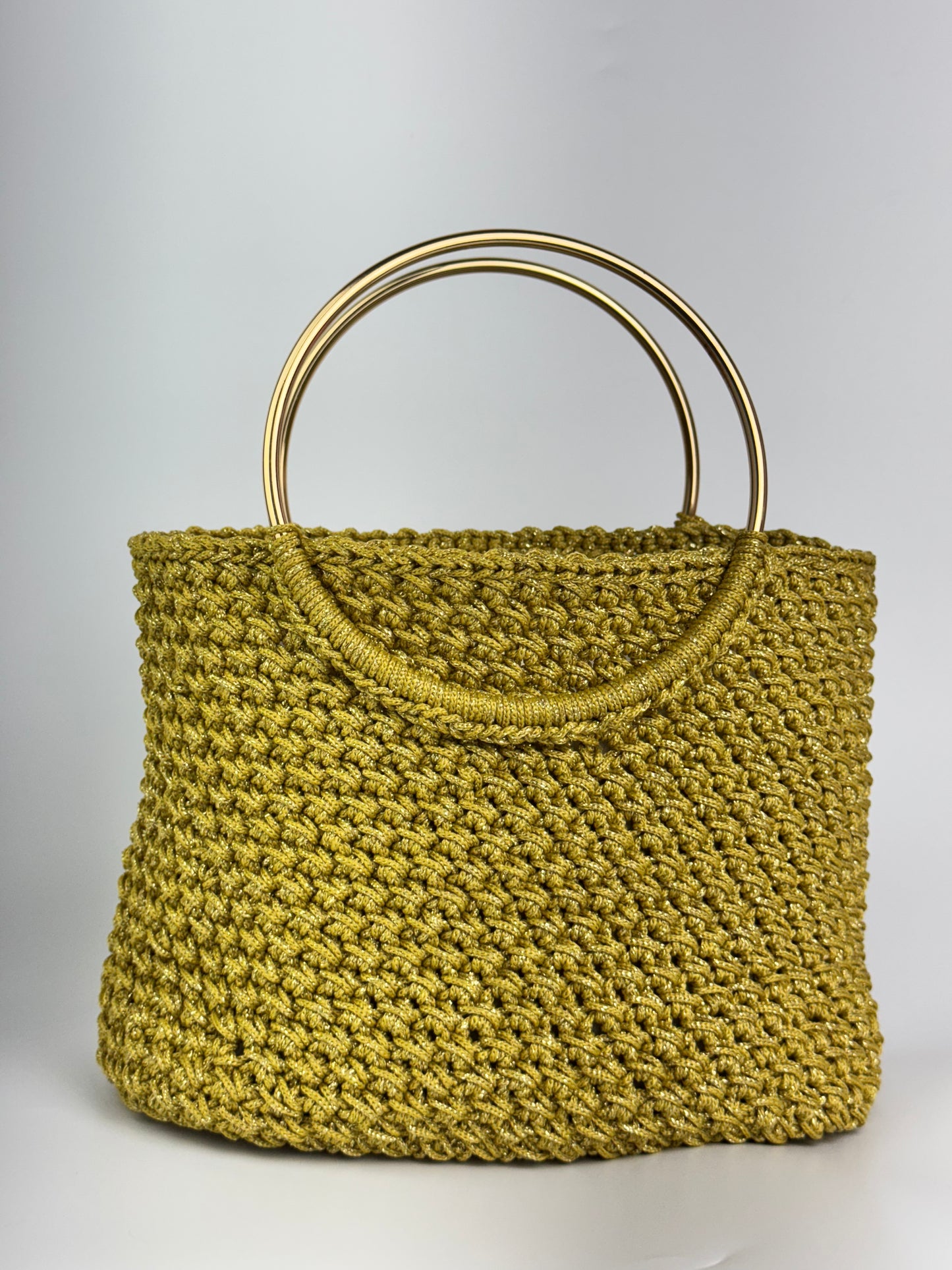 Golden Balance • Handcrafted Woven Bag