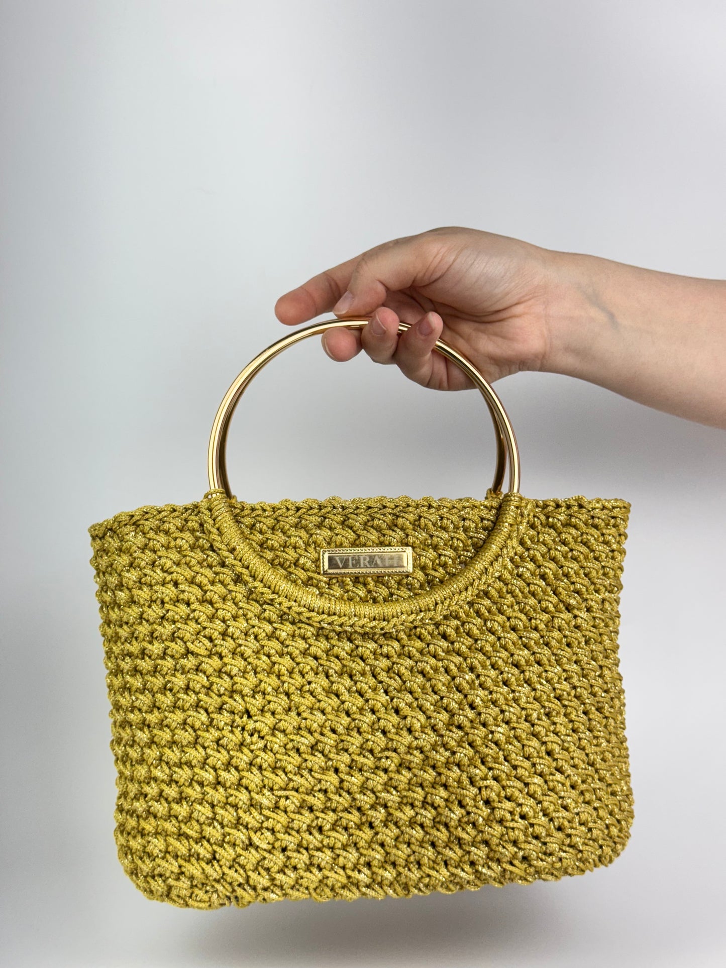 Golden Balance • Handcrafted Woven Bag