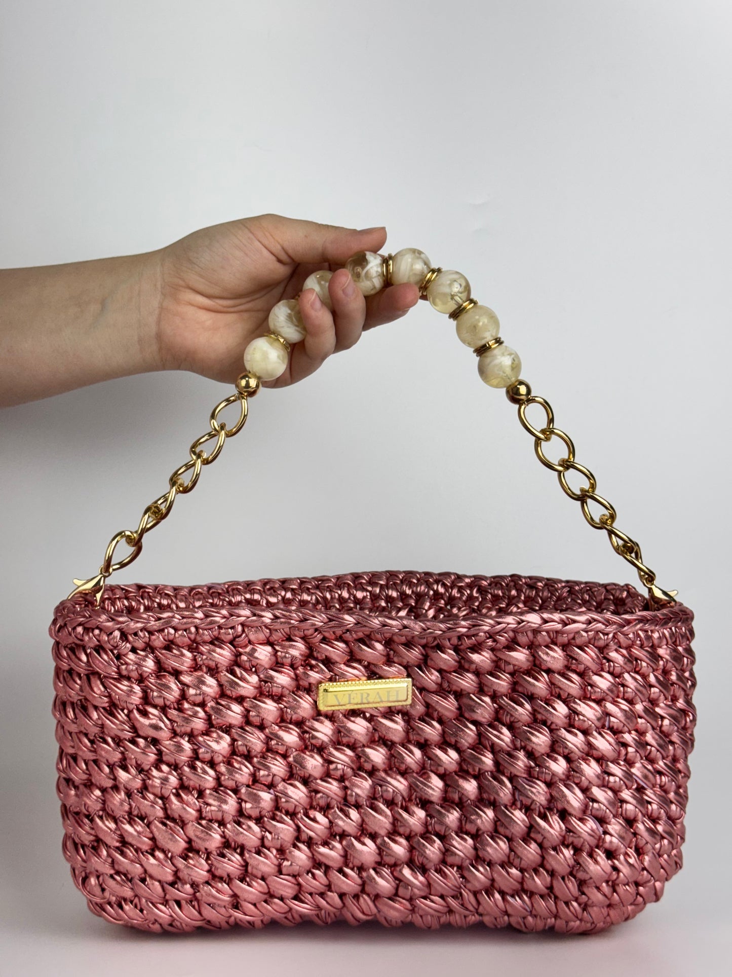 Pearl Touch • Handcrafted Woven Bag
