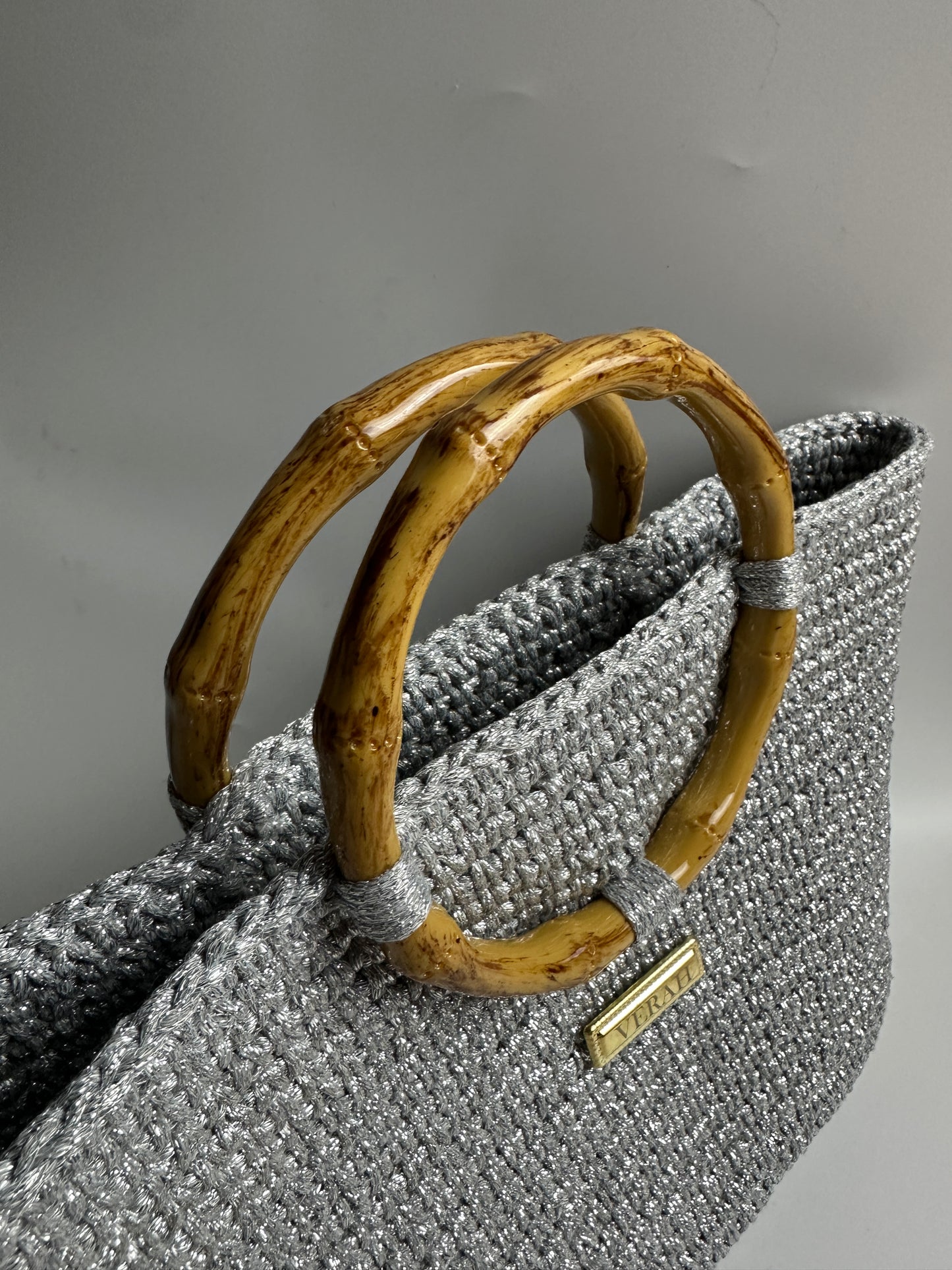 Bamboo Glow • Handcrafted Woven Bag