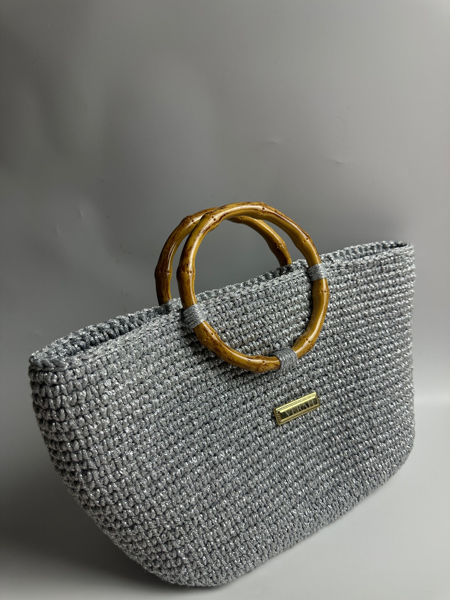 Bamboo Glow • Handcrafted Woven Bag