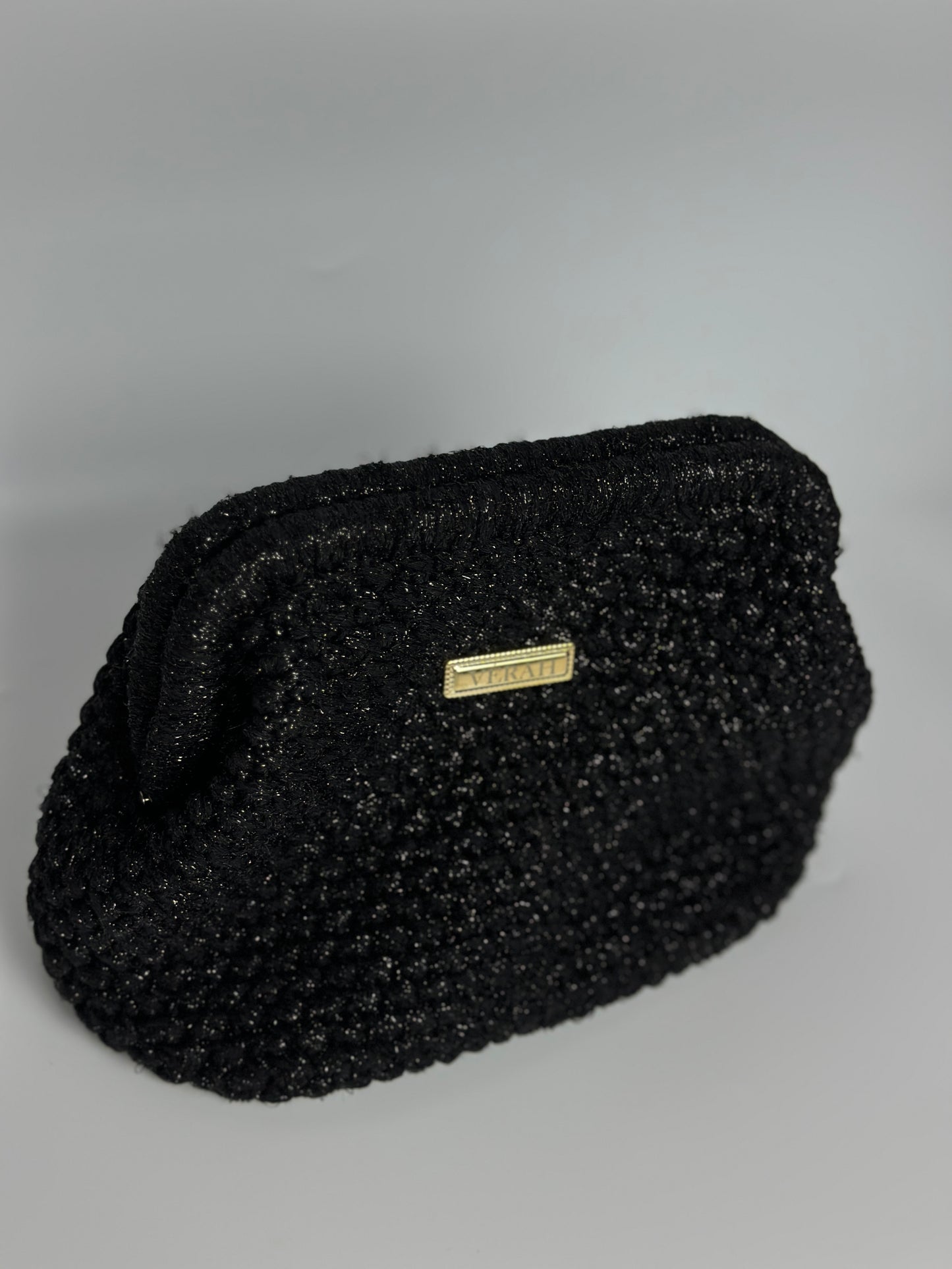 Noir Shine • Handcrafted Woven Bag