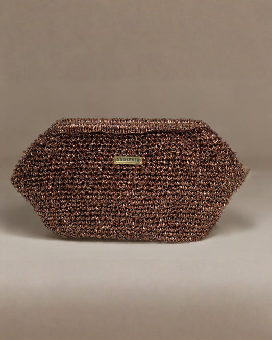 Golden Bronze • Handcrafted Woven Bag