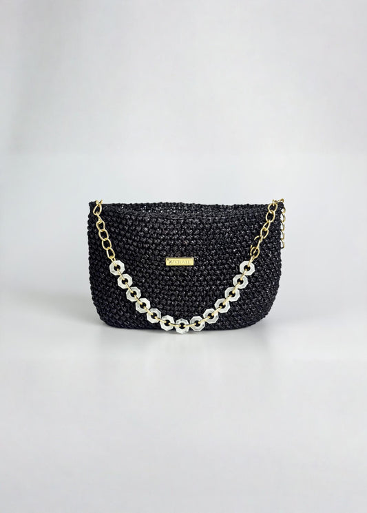 Sparkling Night • Handcrafted Woven Bag